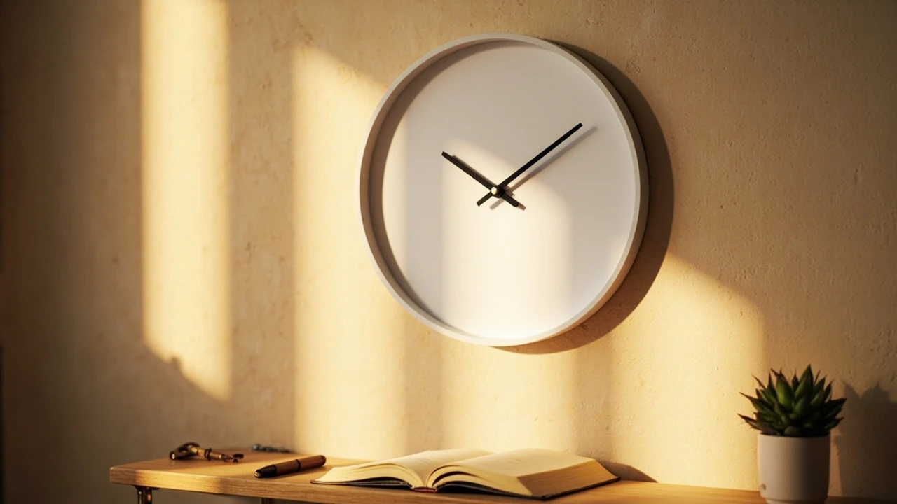 Zegar wskazujący godzinę 11:11 jako symbol lustrzanej godziny w numerologii